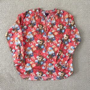 J Crew London Liberty Floral Blouse